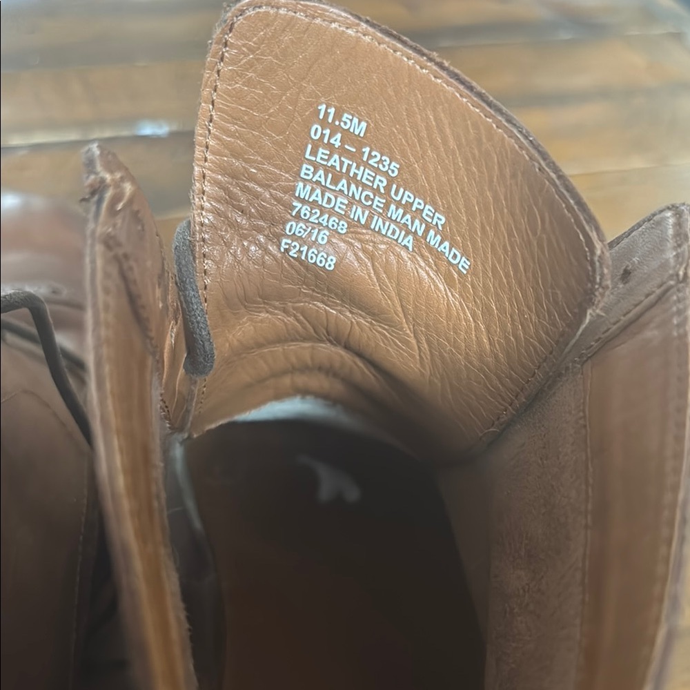 JCP Men’s Stanford Wingtip Boots - Picture 6 of 8